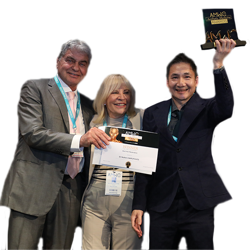 Award-winning hair treatment at Nuttorn Hair Centre, showcasing excellence in hair care and customer.