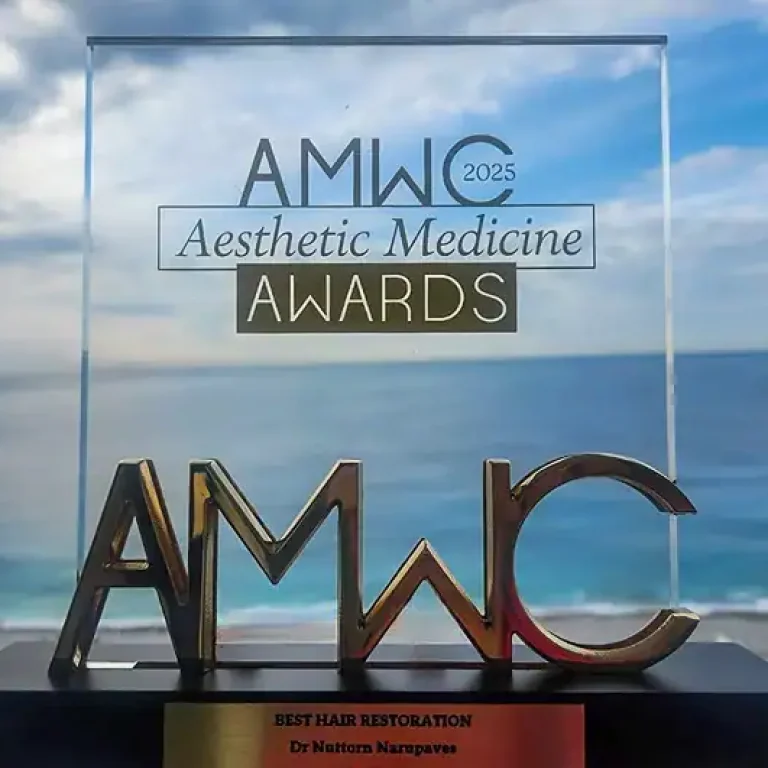Dr Nuttorn Narapave 2025 AMWC Award Winner for Best Hair Transplant